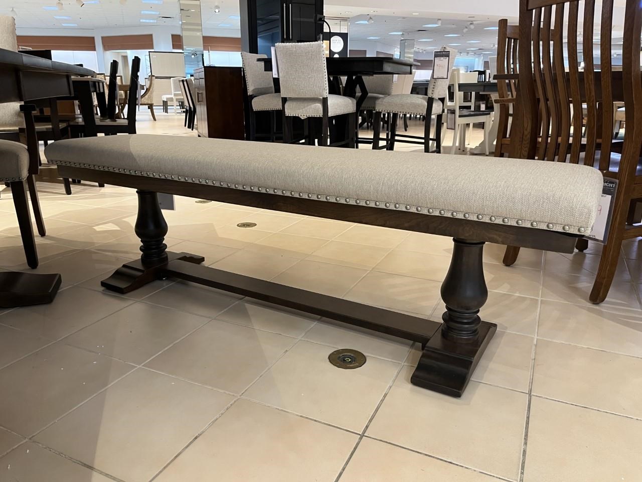 Upholstered shop dining benches